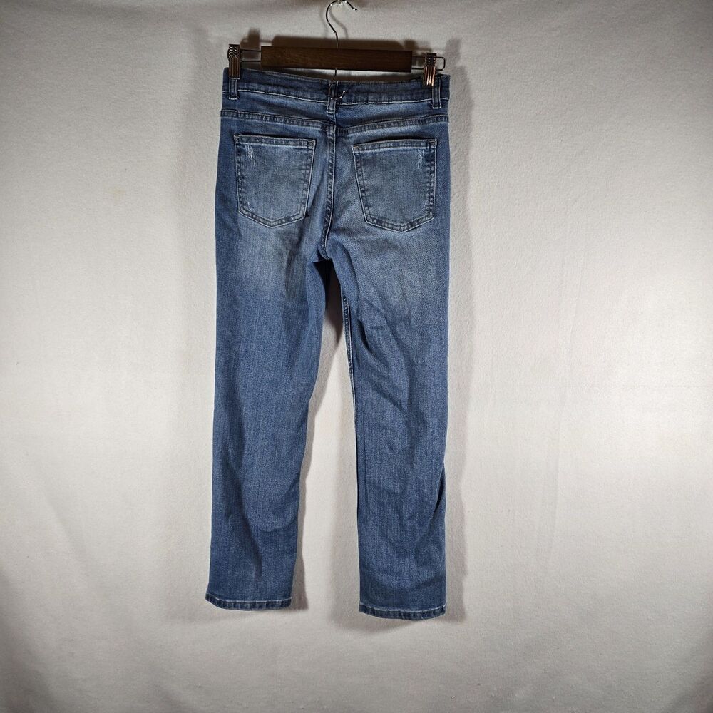 Wonder Nation Jeans Boys Youth Size 12 Straight Leg Med Wash Adjustable Waist - Picture 6 of 12
